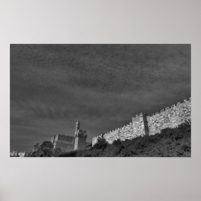 Affiche Ville de David Jérusalem (Devant)
