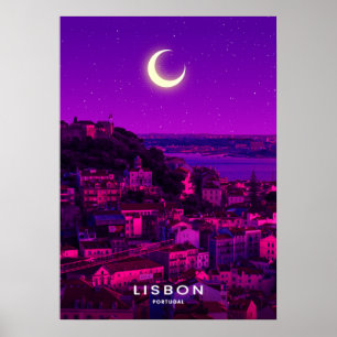 Affiche Ville de Lisbonne