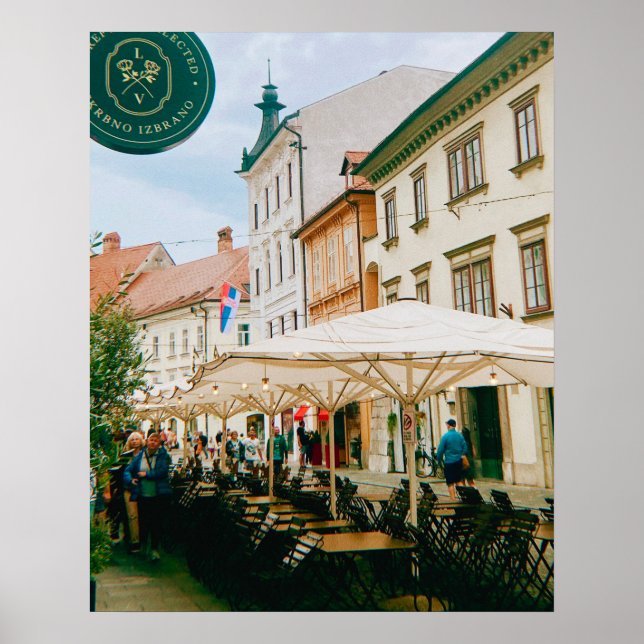 Affiche Ville de Ljubljana (Devant)