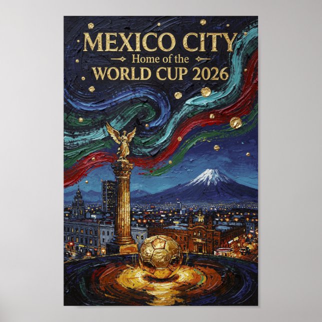 Affiche ville de Mexico (Devant)