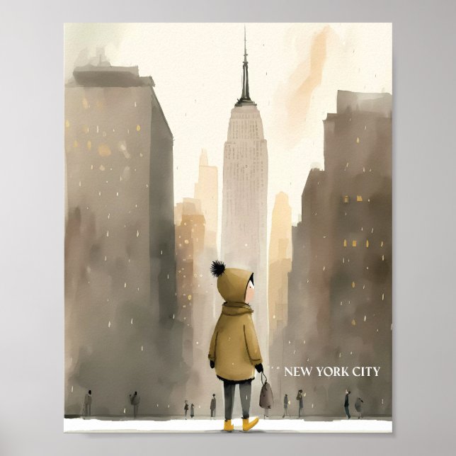 Affiche Ville de New York  (Devant)