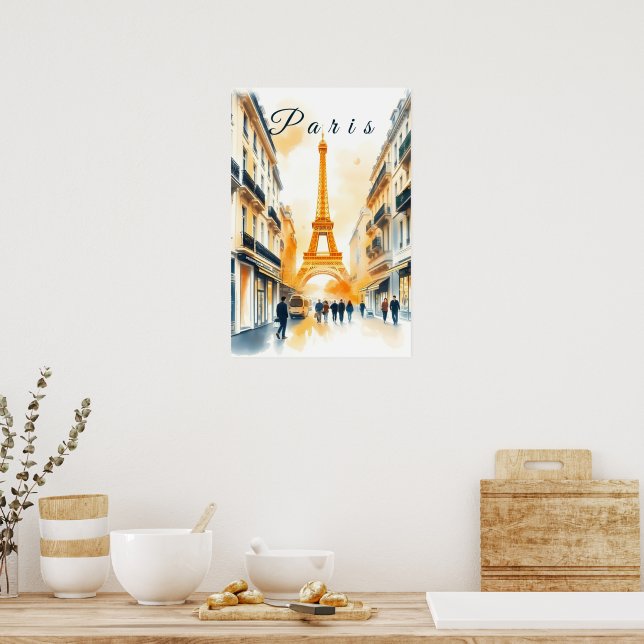 Affiche ville de Paris (Cuisine)