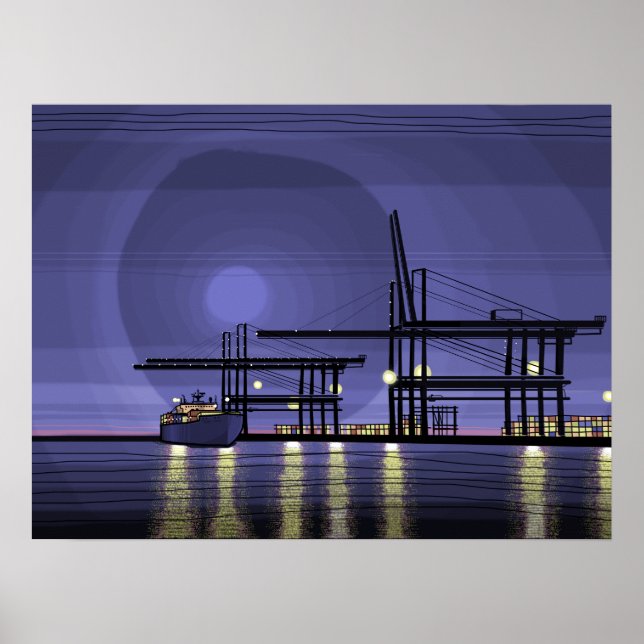 Affiche Ville de Port (Devant)