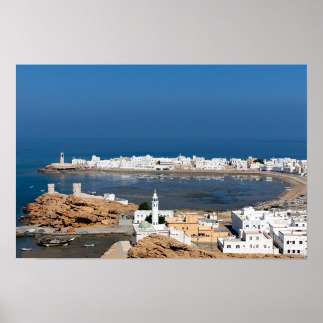 Affiche Ville de Sur près de Mascate - Oman (Devant)