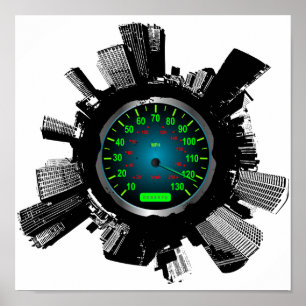 Affiche Ville de vitesse 2