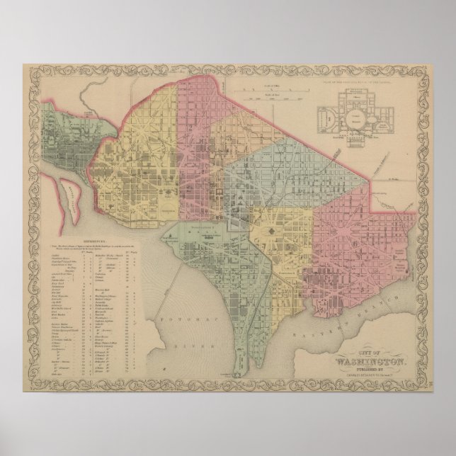 Affiche Ville de Washington (Devant)