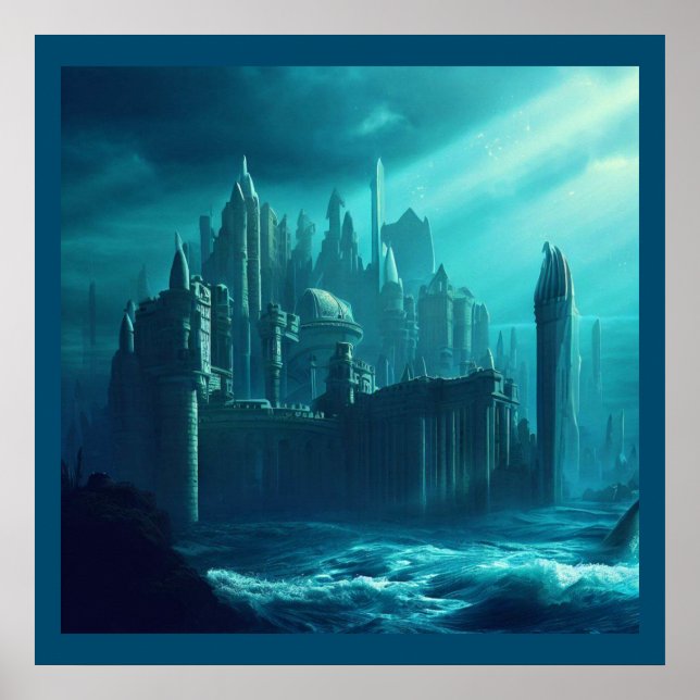 Affiche Ville d'Imaginaire d'Atlantis 1 (Devant)
