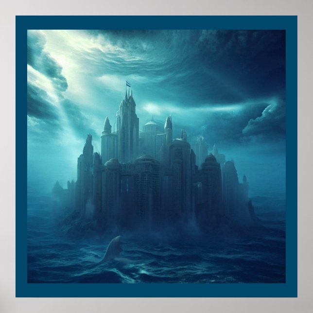 Affiche Ville d'Imaginaire d'Atlantis (2) (Devant)