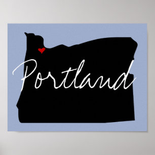 Affiche Ville d'Oregon