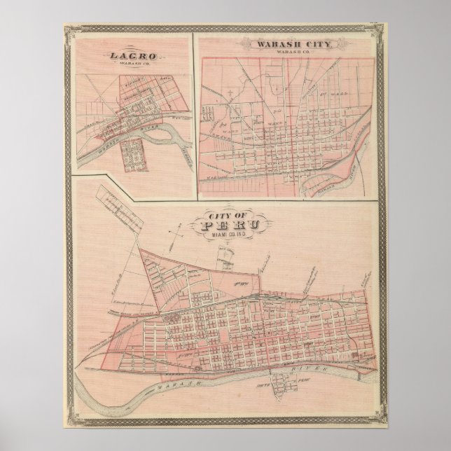 Affiche Ville du Pérou, Miami Co (Devant)