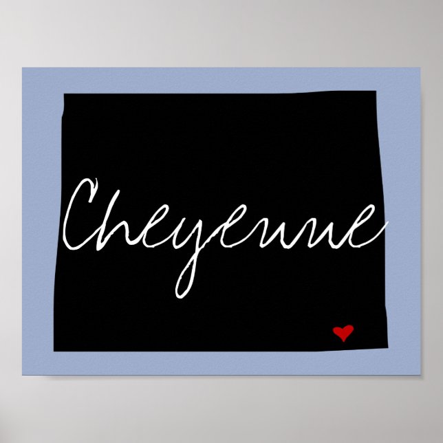 Affiche Ville du Wyoming (Devant)