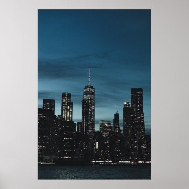 AFFICHE VILLE D'URBAN EN NUIT (Devant)