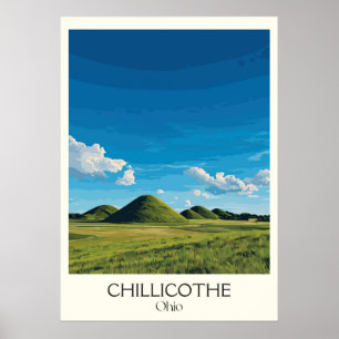 Affiche Ville historique de la première capitale de l'Ohio