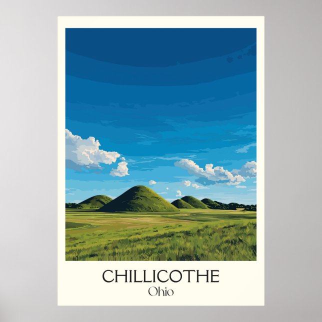 Affiche Ville historique de la première capitale de l'Ohio (Devant)