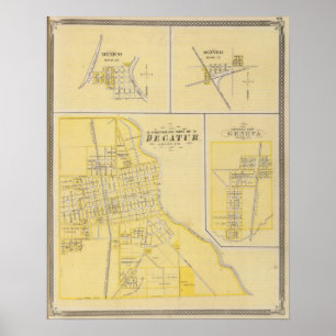Affiche Ville incorporée de Decatur