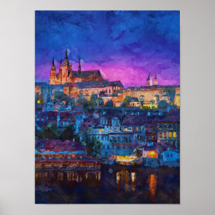 Affiche Ville la nuit