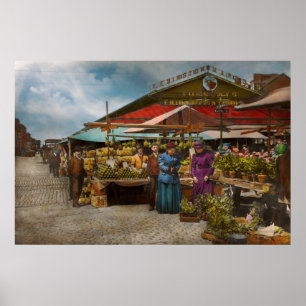 Affiche Ville - marché de Lexington, Baltimore, le