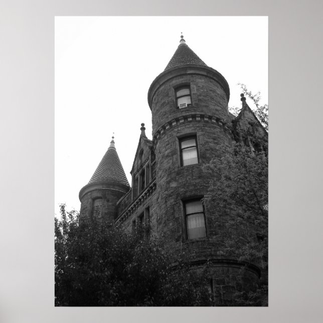 Affiche ville noir et blanc (Devant)