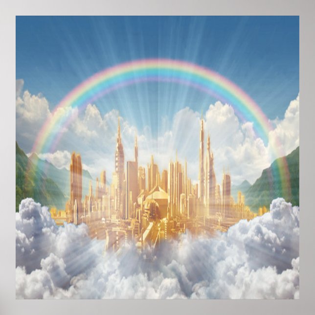 Affiche Ville paradisiaque (Devant)