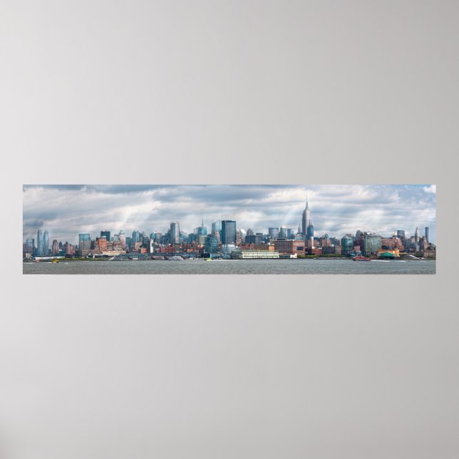 Affiche Ville - Skyline - La skyline en constante évolutio (Devant)