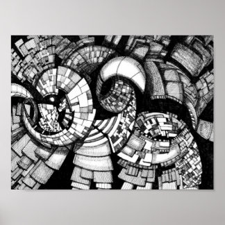 Affiche Ville sombre