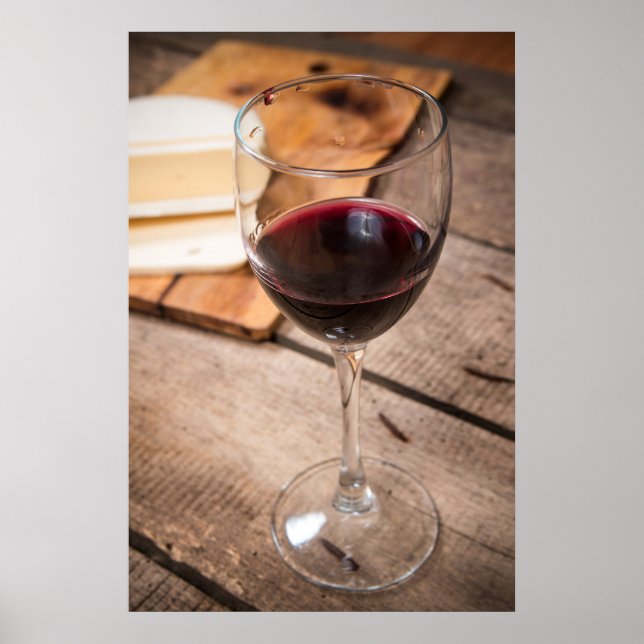 Affiche Vin et fromage (Devant)