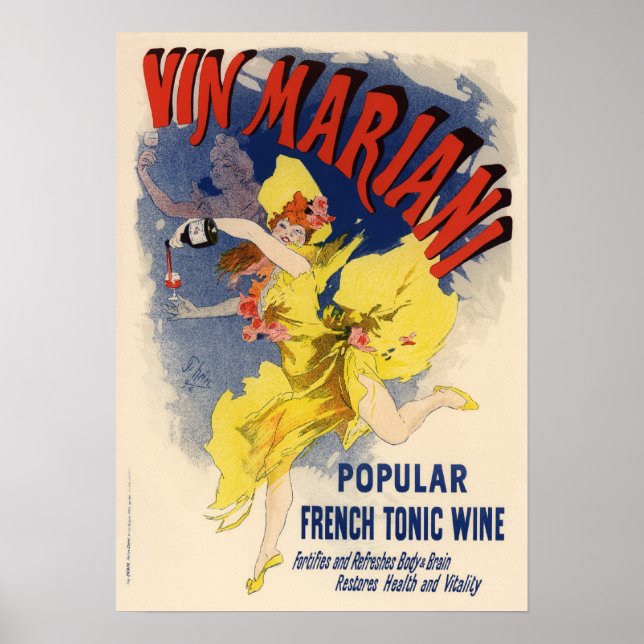 Affiche Vin Mariani (Devant)