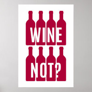 Affiche Vin non