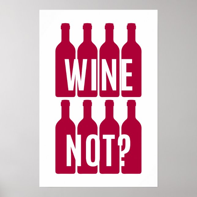Affiche Vin non (Devant)
