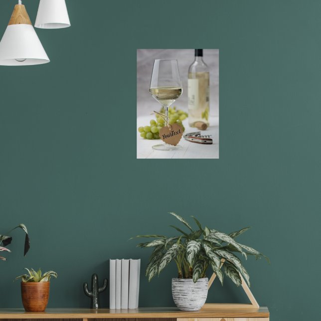 Affiche Vin Sommelier Vine Lover bouteille Design de raisi (Salon 1)