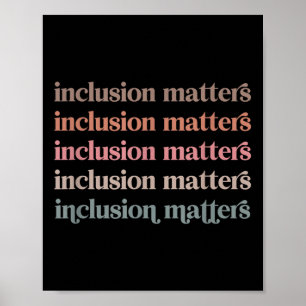 Affiche Vinatge Inclusion S Diversité Positive