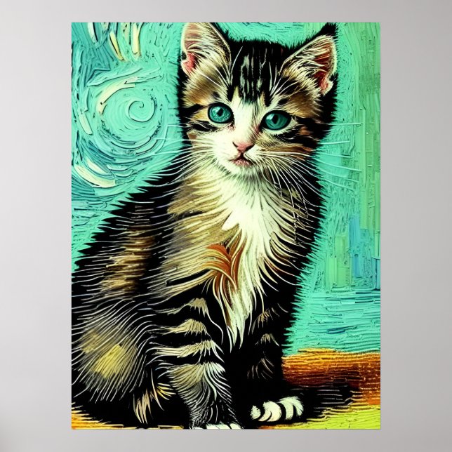 Affiche Vincent Cat Gogh (Devant)