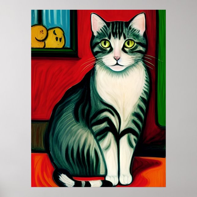 Affiche Vincent Cat Gogh (Devant)