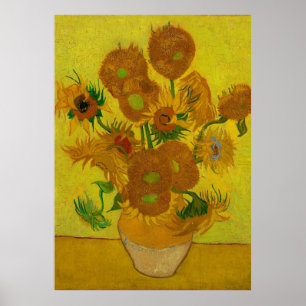 Affiche Vincent Van Gogh 15 Peinture de tournesols