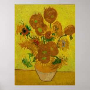 Affiche Vincent Van Gogh 15 Peinture de tournesols