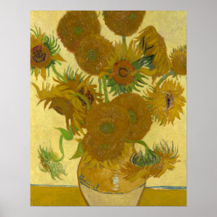 Affiche Vincent Van Gogh 15 Sunflowers Painting