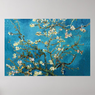 Affiche Vincent van Gogh, Arbre aux amandes en fleurs. Vin