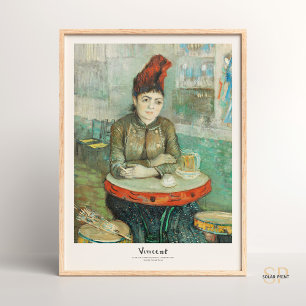 Affiche Vincent van Gogh Au Café Agostina Segatori Art