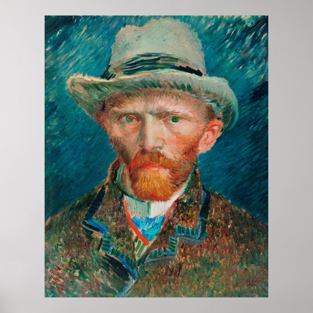 Affiche Vincent Van Gogh Autoportrait (Devant)