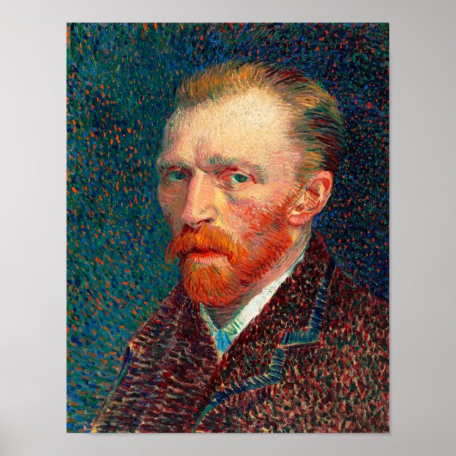 Affiche Vincent Van Gogh Autoportrait (Devant)