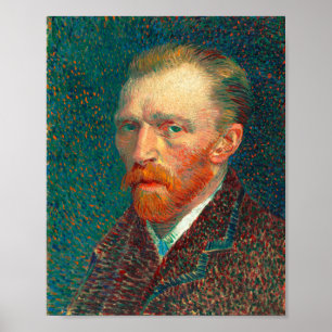 Affiche Vincent Van Gogh Autoportrait avec costume Art