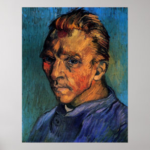 Affiche Vincent van Gogh Autoportrait sans barbe