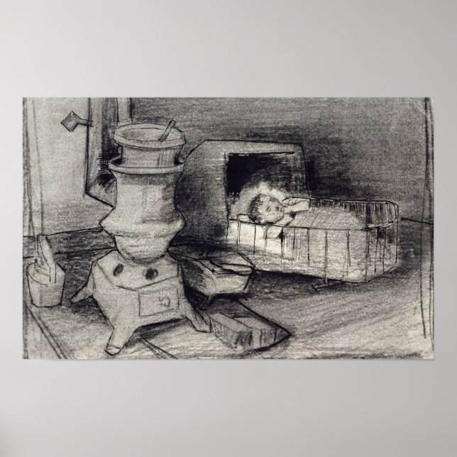 Affiche Vincent van Gogh | Berceau (Devant)