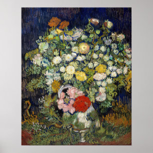 Affiche Vincent van Gogh - Bouquet of Flowers in a Vase
