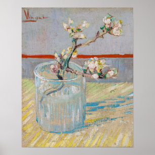 Affiche Vincent van Gogh - Branche d'amandier dans un verr