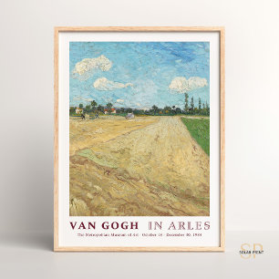 Affiche Vincent van Gogh - Champs à fleurs Art Imprimer Vi