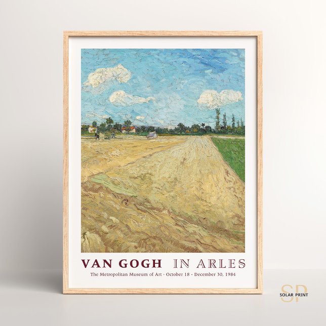 Affiche Vincent van Gogh - Champs à fleurs Art Imprimer Vi (Créateur téléchargé)