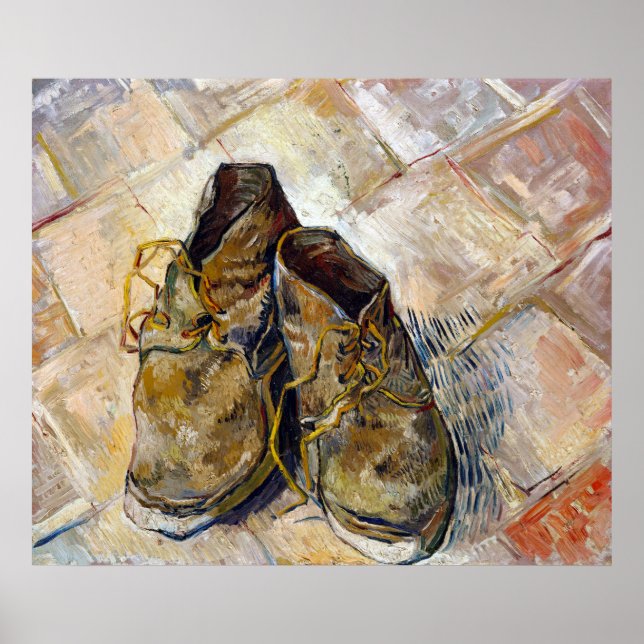 Affiche Vincent van Gogh Chaussures (Devant)