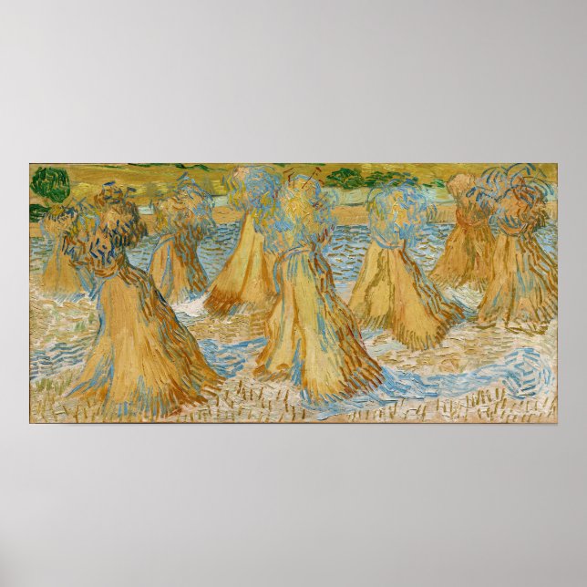 Affiche Vincent van Gogh - Chênes du blé (Devant)