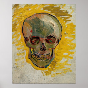 Affiche Vincent van Gogh - Crâne 1887 #2